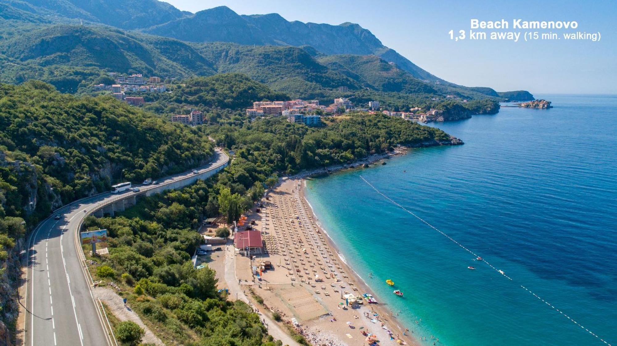 Apartments My Przno Sveti Stefan Esterno foto
